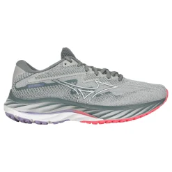 Shop Wave Rider 27 Neutral Running Shoe Women - Grey, Violet Running Shoes