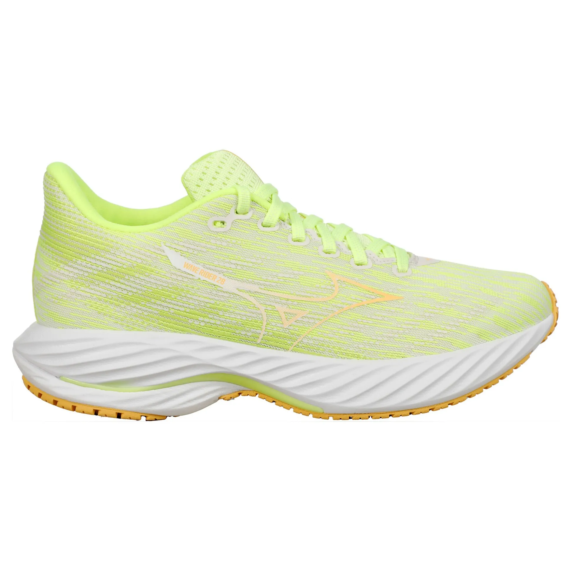 Store Wave Rider 28 Neutral Running Shoe Women - White, Turquoise Running Shoes