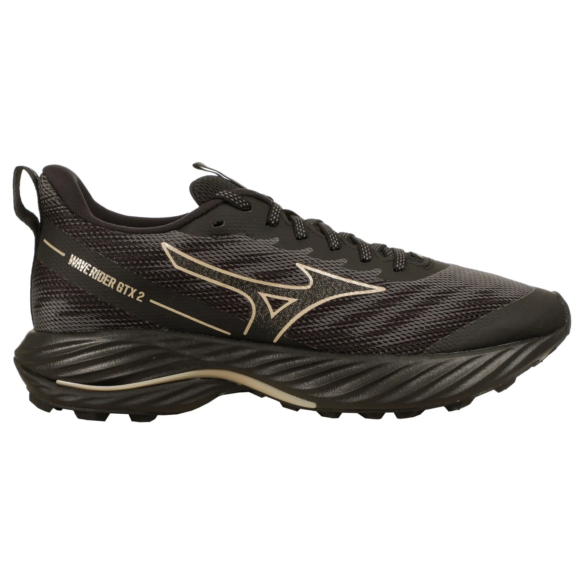 Best Wave Rider GTX 2 Trail Running Shoe Women - Black, Gold Running Shoes