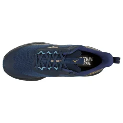 Online Wave Rider TT 2 Trail Running Shoe Men - Blue, Gold Running Shoes