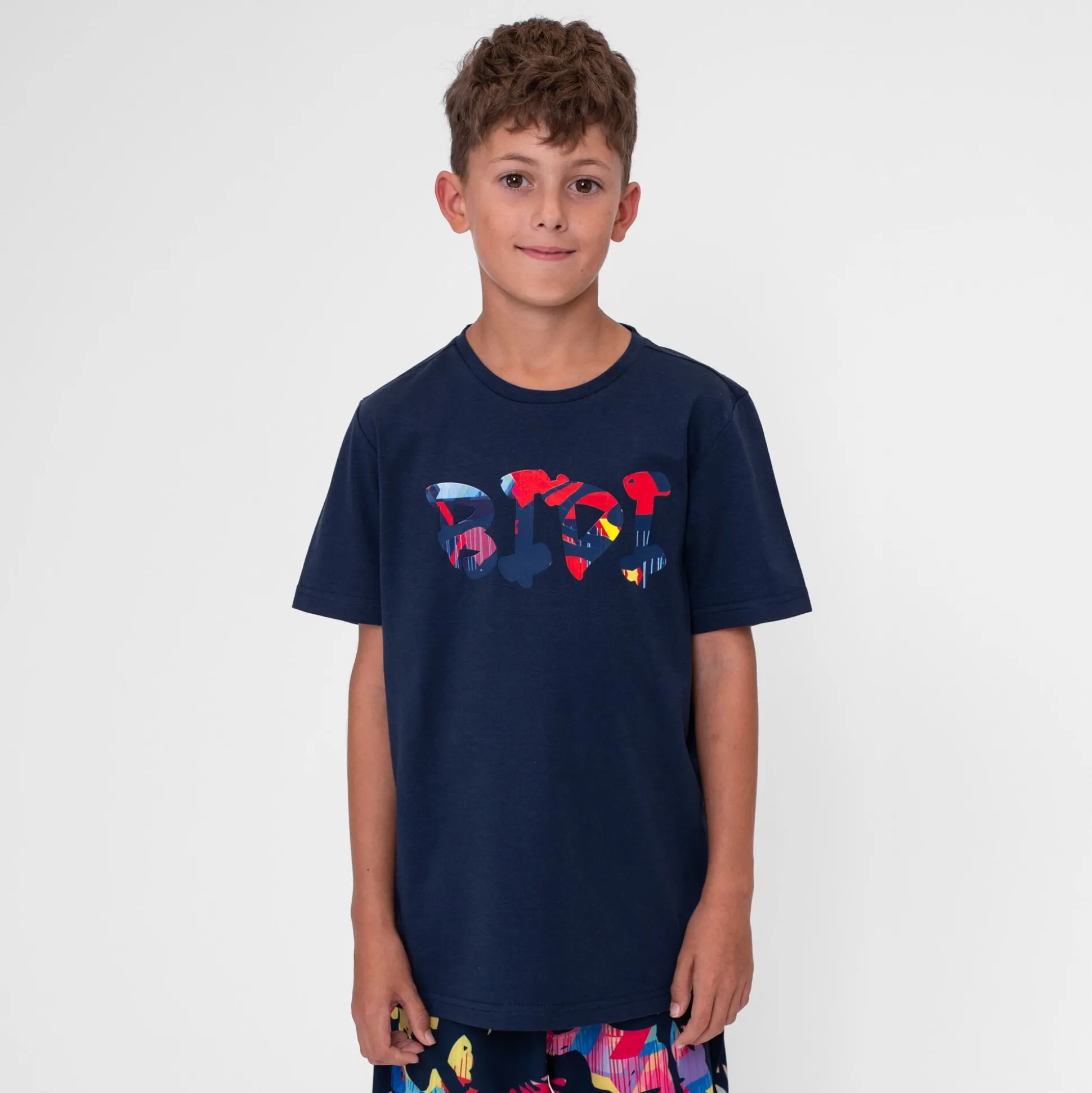 Best Sale Wild Arts Chill T-Shirt Boys - Dark Blue, Multicoloured Shirts