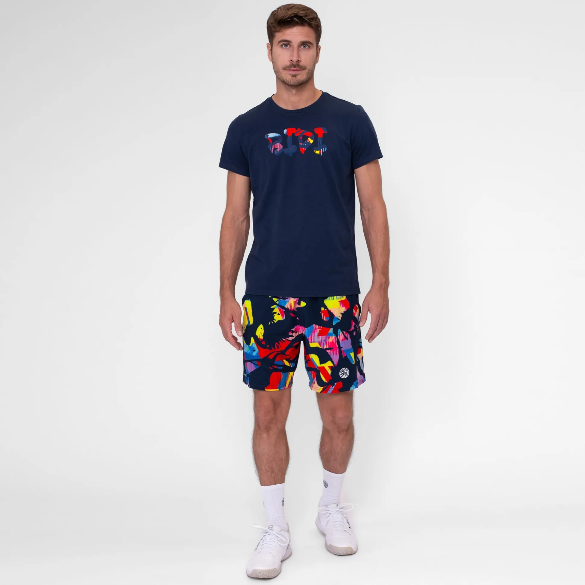 Shop Wild Arts Chill T-Shirt Men - Dark Blue, Multicoloured Shirts