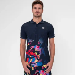 New Wild Arts Polo Men - Dark Blue, Multicoloured Shirts