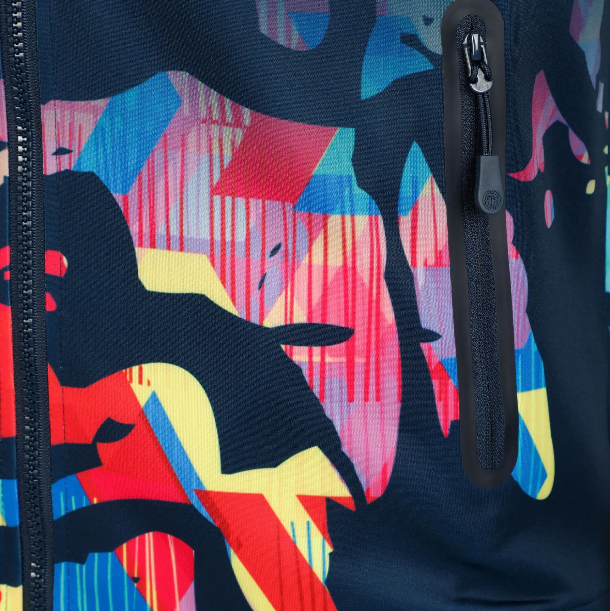 Outlet Wild Arts Printed Training Jacket Men - Dark Blue, Multicoloured Jackets