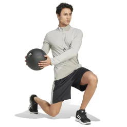 Hot Workout Half-Zip Long Sleeve Men - Shirts