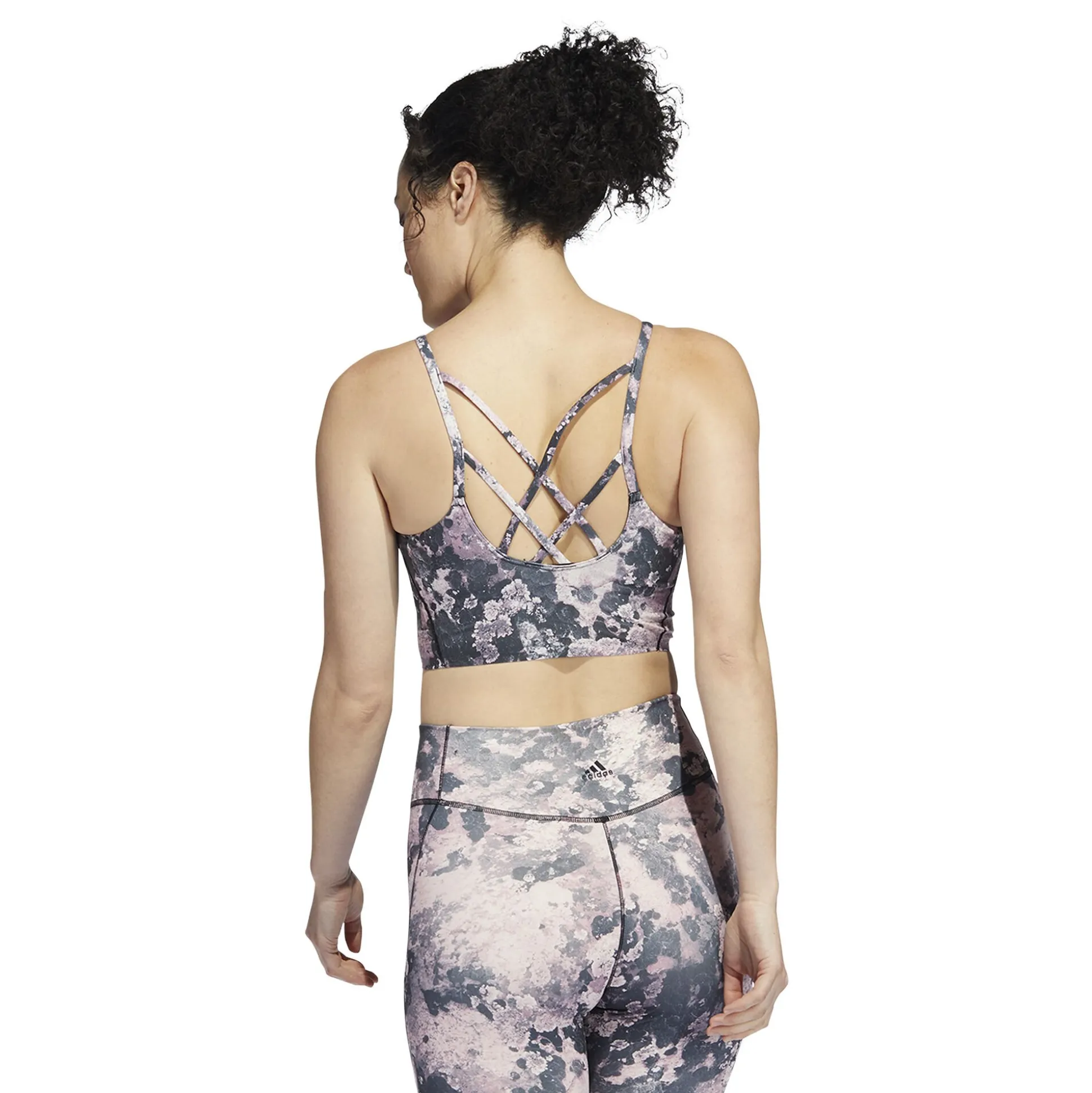 New Yoga Light-Support Long Line All Over Print Sports Bras Women - Sports Bras|Underwear