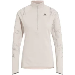 Shop Zeroweight Ceramiwarm Reflective Mid Layer Half-Zip Running Top Women - Running Clothing