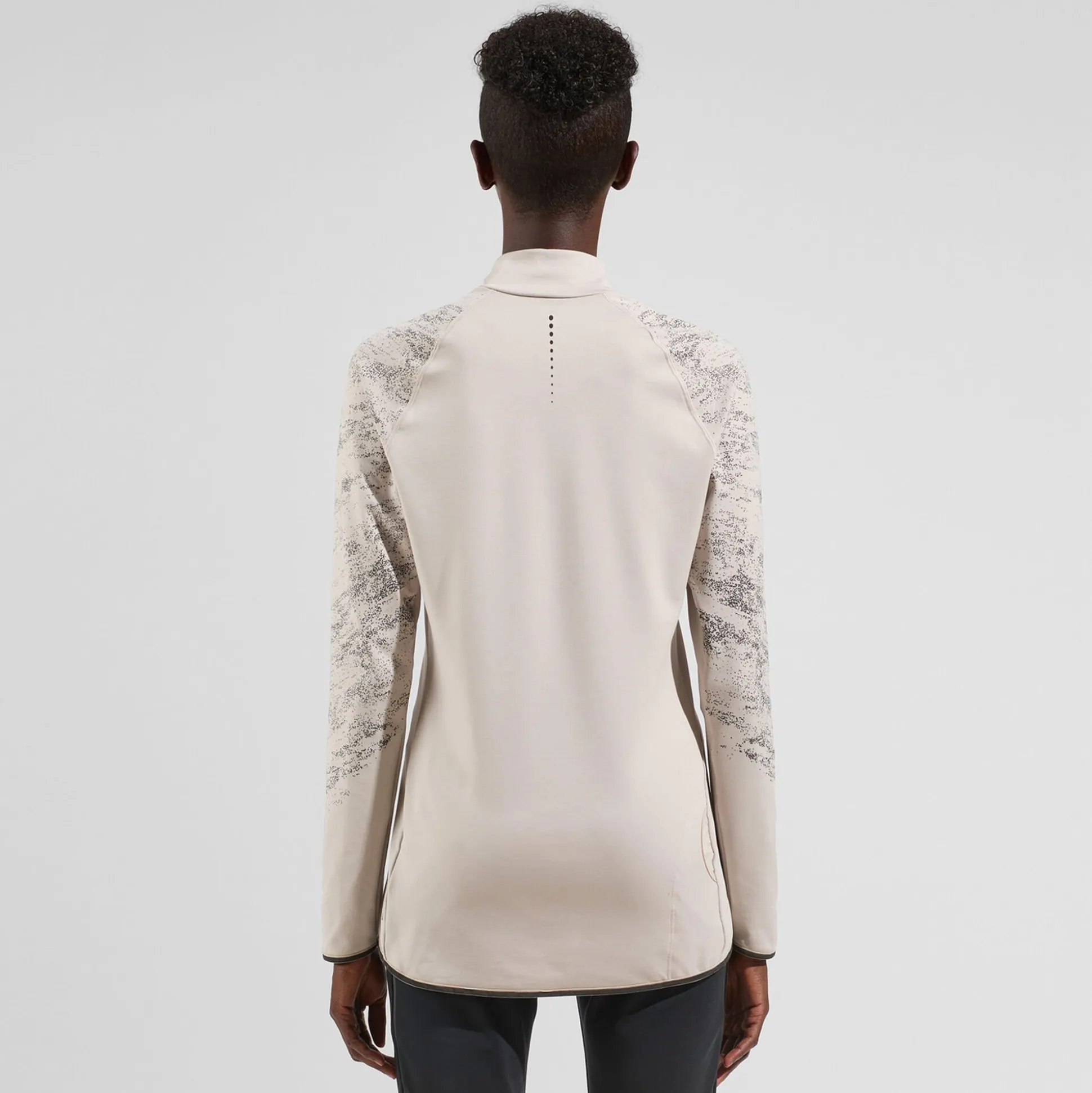 Shop Zeroweight Ceramiwarm Reflective Mid Layer Half-Zip Running Top Women - Running Clothing
