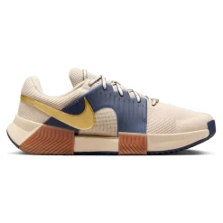 Cheap Zoom GP Challenge 1 PRM Clay Court Shoe Men - Beige, Dark Blue Clay Court Shoes
